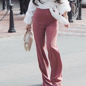 Fashion Nova Victoria pink high waisted pants size XS